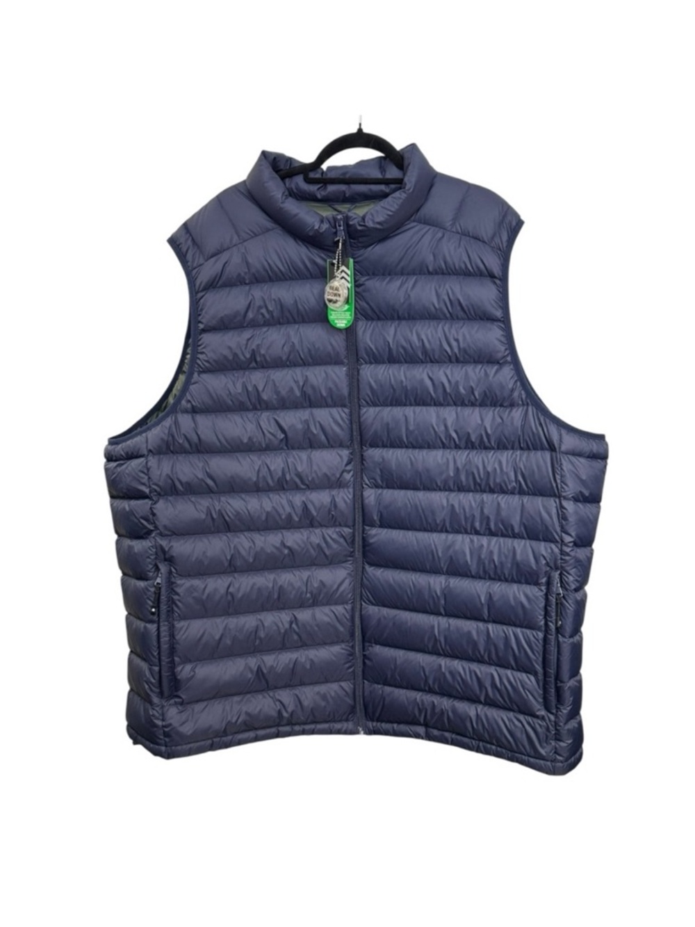 Solaris 90% Duck Down Puffer Vest Big & Tall Blue Lightweight Packable Warm Mens